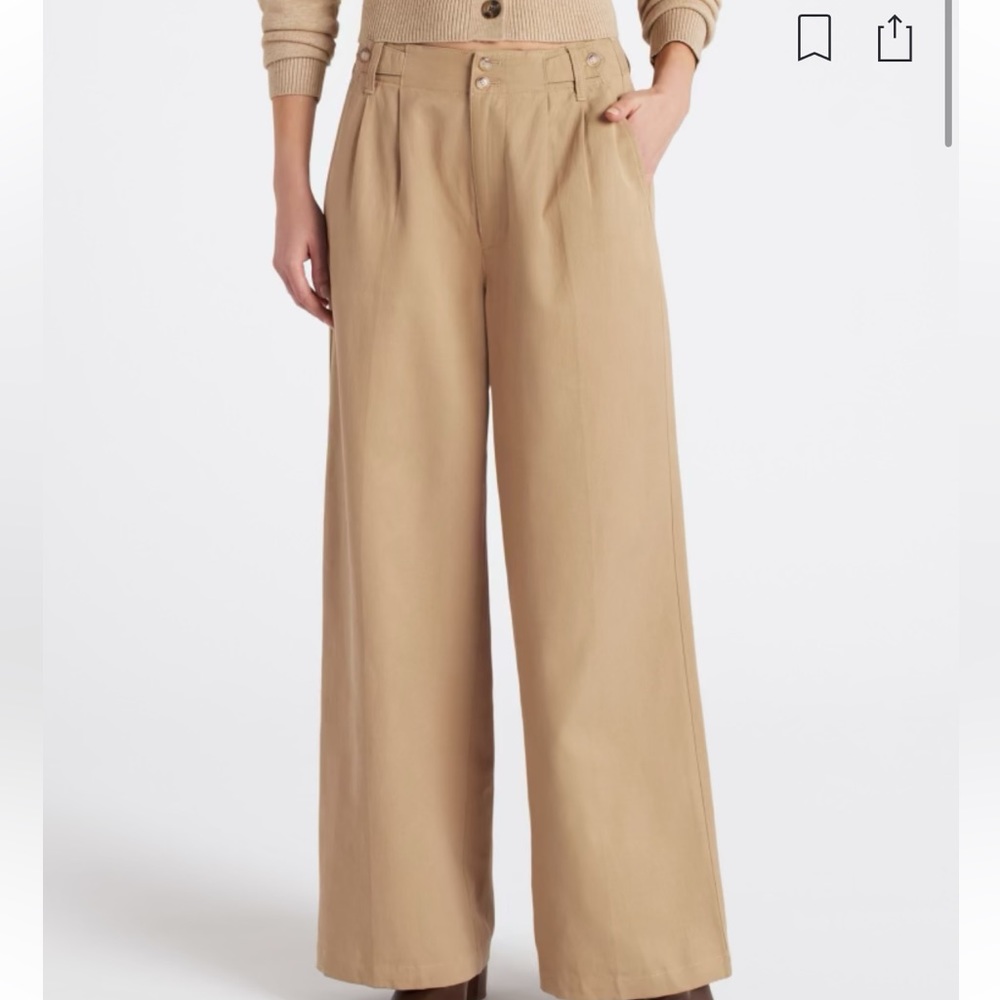 Madewell wide leg trousers